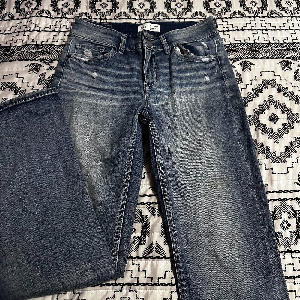 Buckle Light Wash Victoria Bootcut Jeans